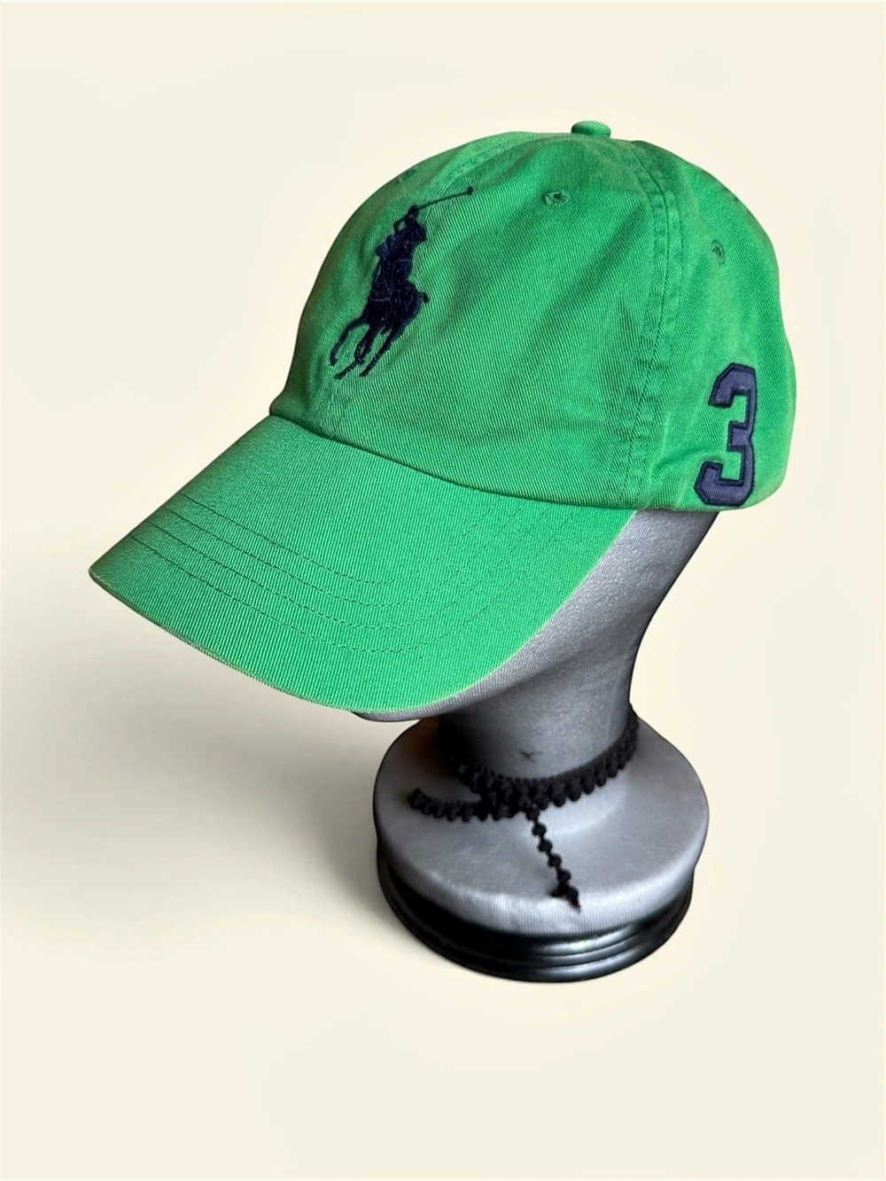 Polo Ralph Lauren Classic Fit Polo Sport Green Cotton Baseball Cap